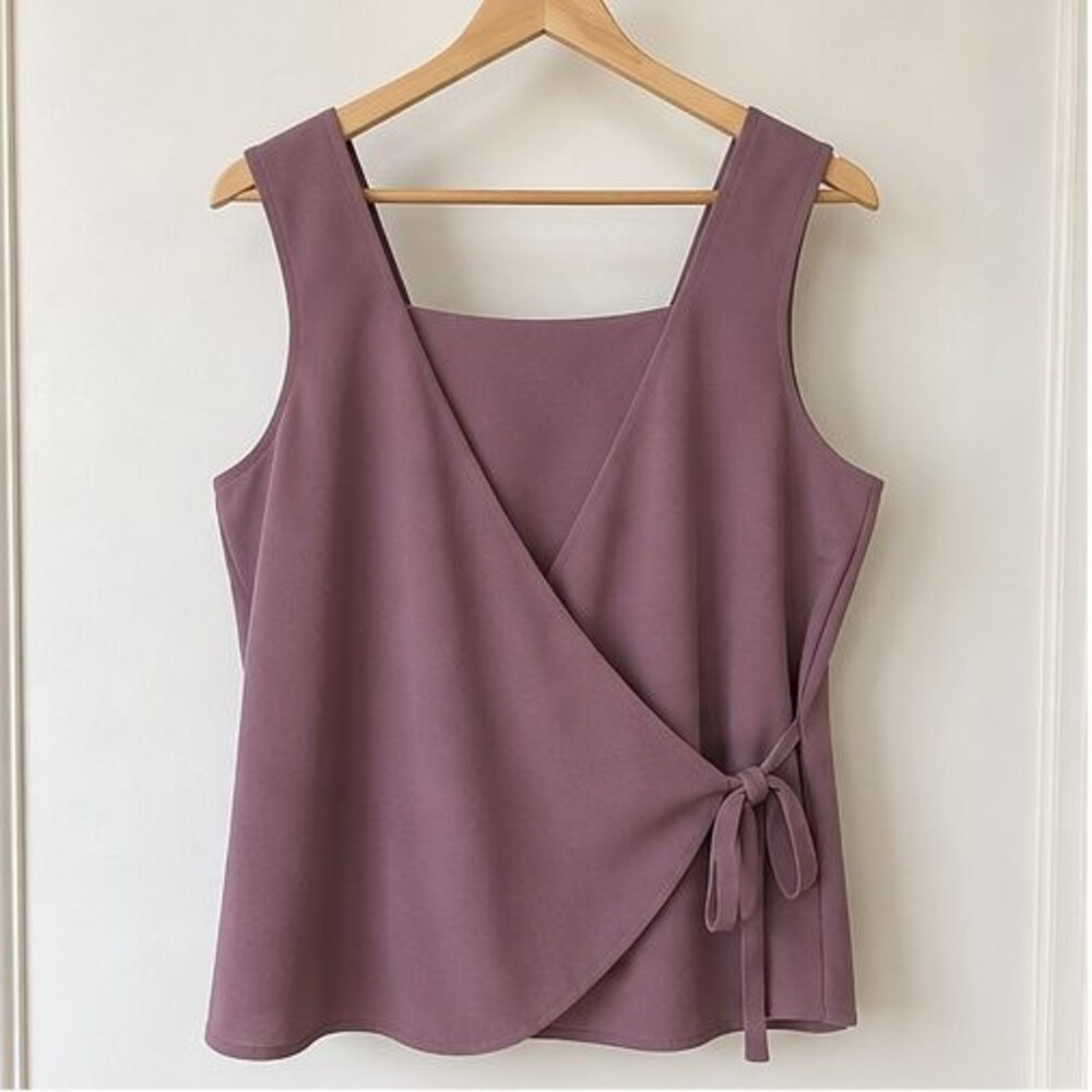 Mauve Ruffle Blouse